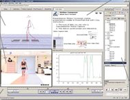 Motion Composerによるレポート作成画面